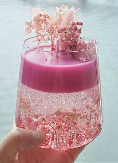 Large gel candles
