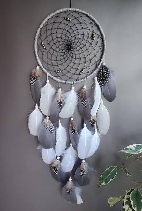 Large glow dreamcatcher chandeliers