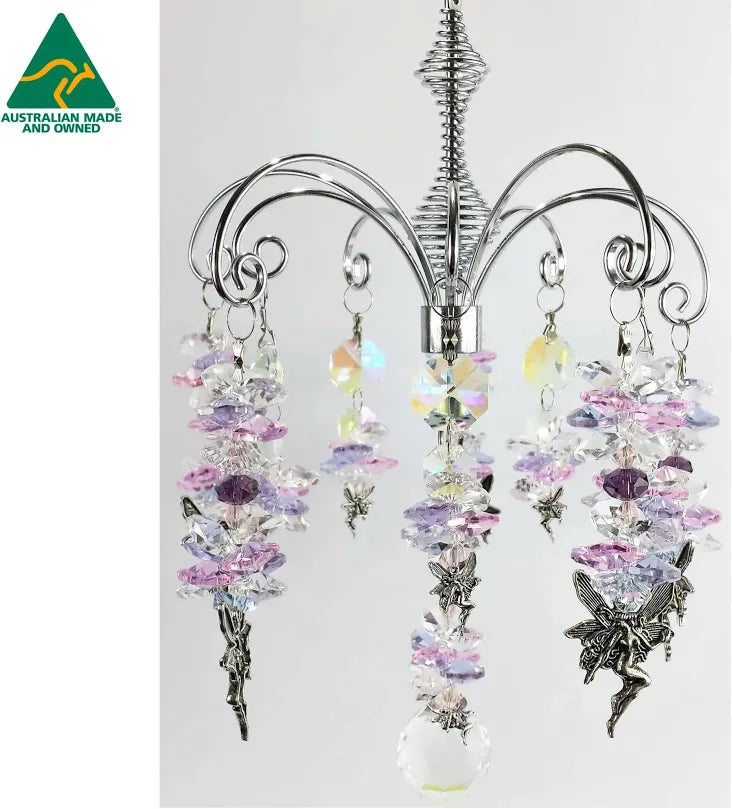 Large glow dreamcatcher chandeliers