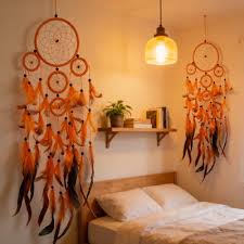 Large glow dreamcatcher chandeliers
