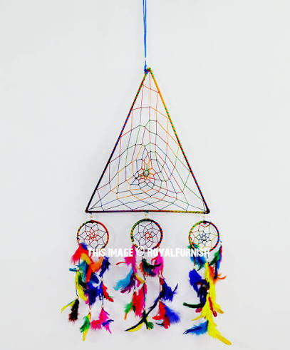 Large glow dreamcatcher chandeliers