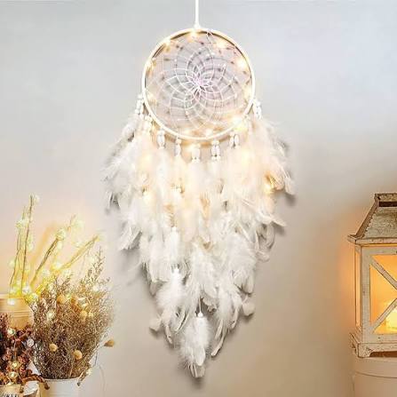Large glow dreamcatcher chandeliers
