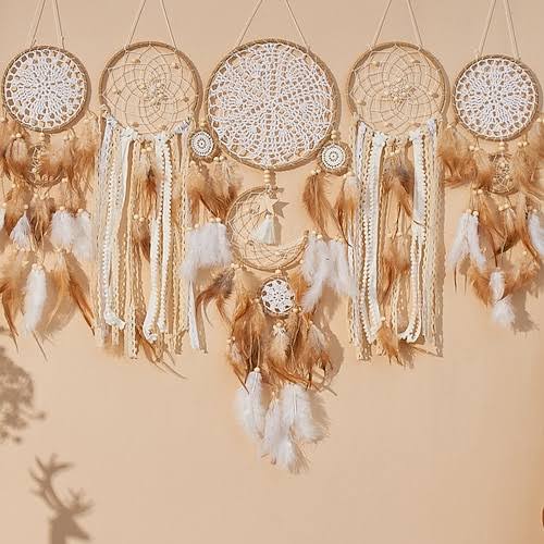 Large glow dreamcatcher chandeliers