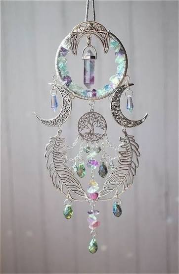 Large glow dreamcatcher chandeliers