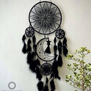 Large glow dreamcatcher chandeliers