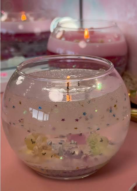 Large gel candles