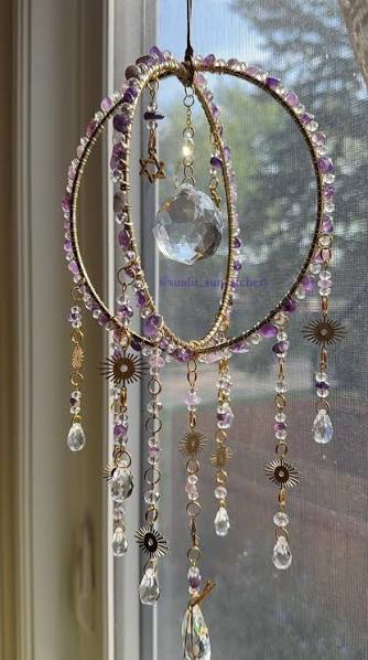 Large glow dreamcatcher chandeliers