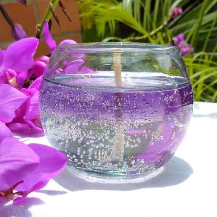 Large gel candles