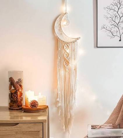 Large glow dreamcatcher chandeliers
