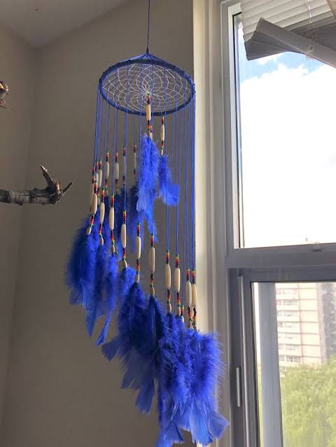 Large glow dreamcatcher chandeliers