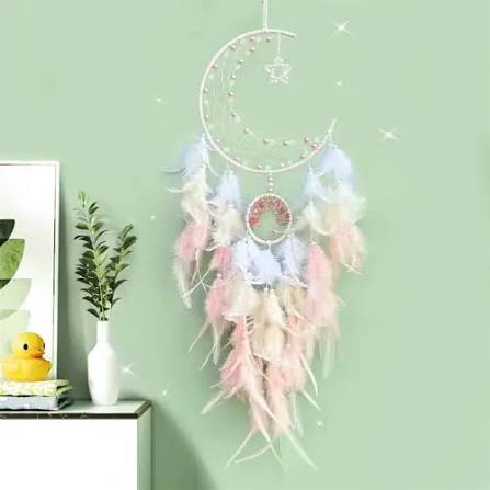 Large glow dreamcatcher chandeliers