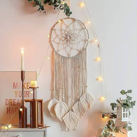 Large glow dreamcatcher chandeliers