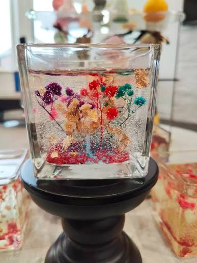 Large gel candles