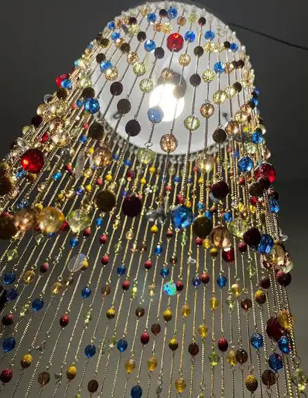 Large glow dreamcatcher chandeliers